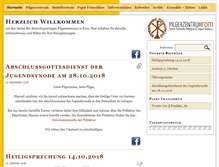 Tablet Screenshot of pilgerzentrum.net